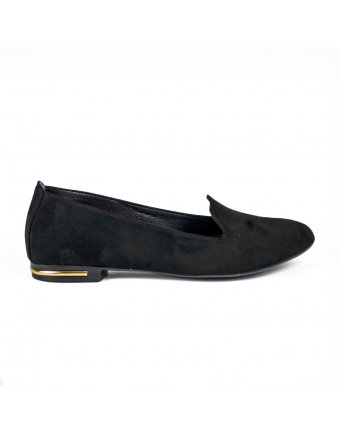 Μπαλαρινες sedici black suede (011)