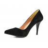 Γόβες Sedici μυτερές black suede (160)