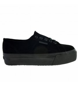 Superga flatforms sneakers total black (S003LM0)