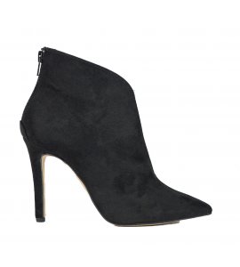 Mποτάκια αστραγάλου sedici black suede (9019)