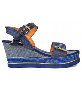 Πλατφόρμες La Coquette jeans (333-12)