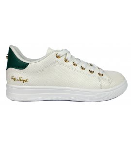 Sneakers eleven sedici  white/green (EL-38)