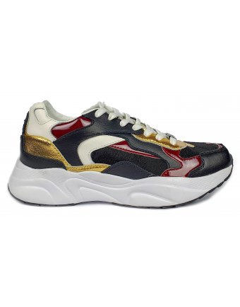 versace sneakers black/gold (F1 20814001)
