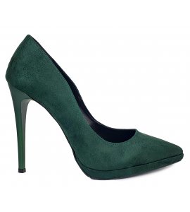 Γόβες Sedici green suede (1000T)