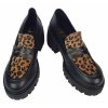 Brogues  sedici black leopar (Λ1)