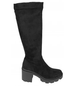 Μπότες Sedici black suede (Z1906-P4623)