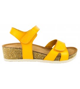 Πλατφόρμες La coquette mustard (097-X4)