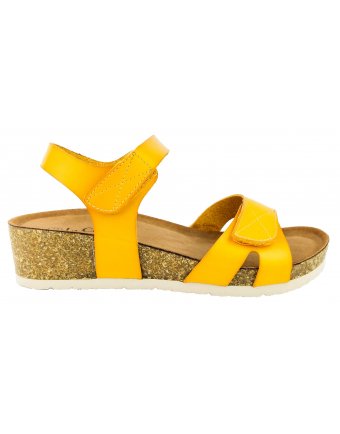 Πλατφόρμες La coquette mustard (097-X4)