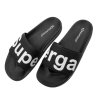 Superga pool slides black/white (S111I3W)