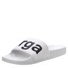 Superga pool slides white/black (S111I3W)