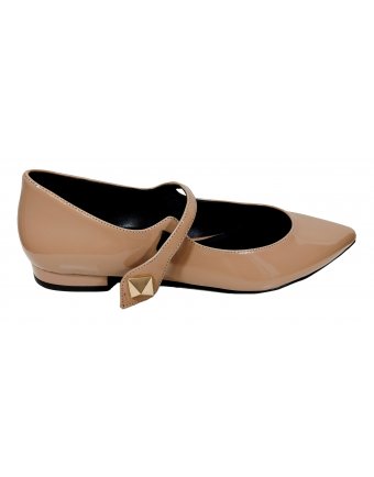 Loafers sedici nude λουστρίνι (4)