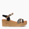 πλατφόρμες oh my sandals negro (5453)