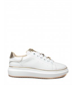 Sneakers  KEYS white/gold (K-9008)