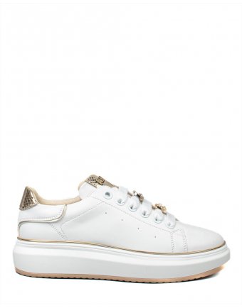 Sneakers  KEYS white/gold (K-9008)