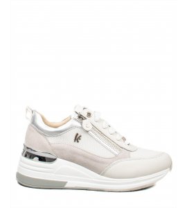 Sneakers  KEYS white/silver (K-9021)