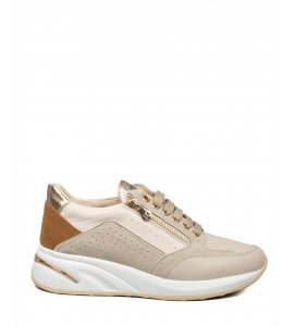 Sneakers  KEYS beige/metal (K-9061)