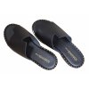 IOANNIS  δερμάτινα σανδάλια black (Β150)