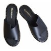 IOANNIS  δερμάτινα σανδάλια black (Β150)