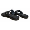 IOANNIS  δερμάτινα σανδάλια black (Β157)