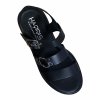 Πλατφόρμες Sedici δερμάτινες black (318-1190)