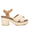Πέδιλα Refresh beige (172637)