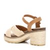 Πέδιλα Refresh beige (172637)